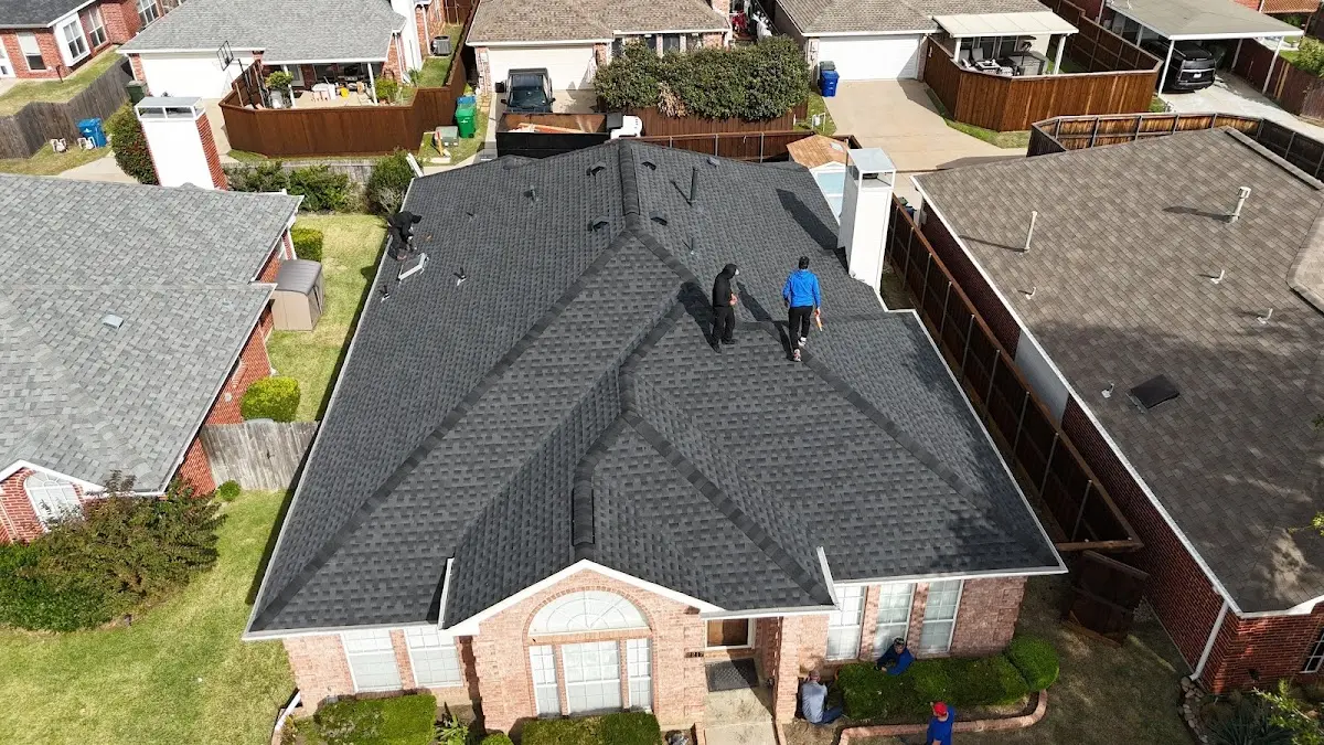 Slate & Tile Roof Repair work in progress on a University of Virginia property
